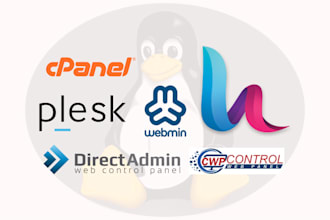 setup any web panel in your server