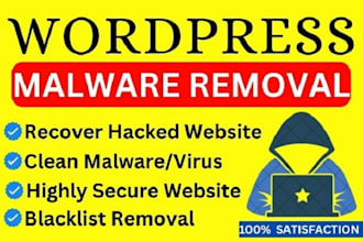 wordpress malware removal, remove malware with wordpress security