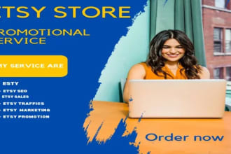 do etsy promotion, etsy traffics, etsy sales and etsy seo
