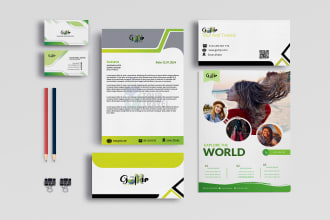 create letterhead, envelope and stationery