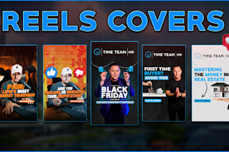 design attractive instagram reel covers and thumbnails