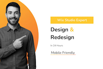 create develop or build a professional wix studio website