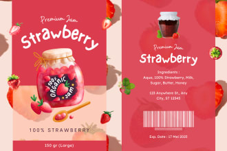 design premium food packaging and label