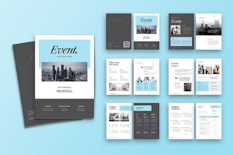 design a professional sponsorship proposal, business proposal, and letter