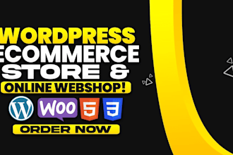 build online webshop, develop and customize woocommerce plugin for webshop