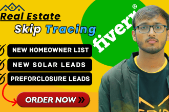 do wholesale new homeowners, solar and pre foreclosure with skip tracing