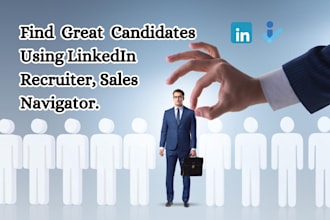 find great candidates using linkedin recruiter, salesnavigator, premium filters