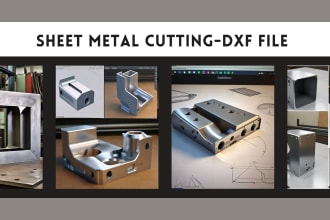 do sheet metal design, dfx file for laser cutting in solidworks