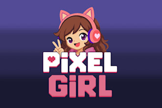 create a original pixel art logo for your business, game, or brand