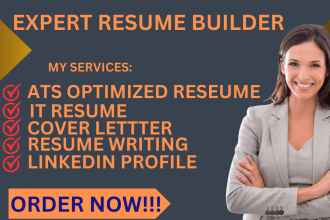 write IT resume, tech sale resume, optimize ats, cover letter, linkedin