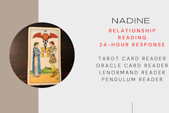 create a personalized relationship tarot card reading for you