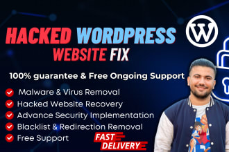 recover hacked wordpress website, malware removal, wordpress security