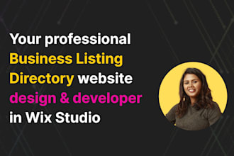 design develop business directories website in wix studio