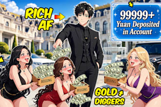 design manga manhwa and anime thumbnail for youtube