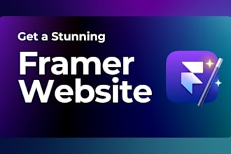 design, develop and fix framer website