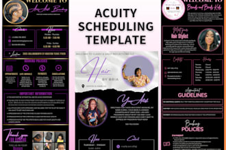 setup acuity and design custom acuity scheduling site with your brand