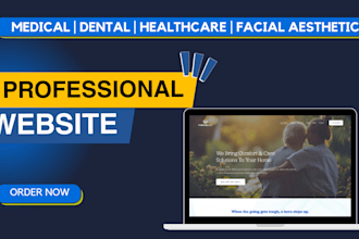 create a healthcare, cosmetics and dental website on squarespace