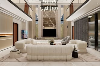 provide interior design services 3d modeling and rendering and kitchen design