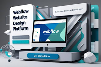 develop or design a wonderful website in webflow