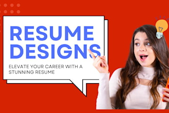 elevate your career with a stunning resume design