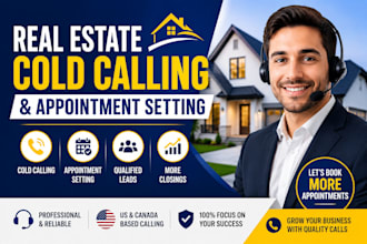 real estate and solar cold calling that books qualified appointments