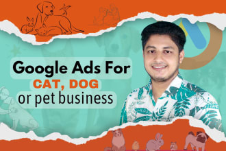 do google ads ppc campaign setup for your  cat, dog, or pet business
