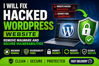 clean hacked wordpress website and fix vulnerabilities