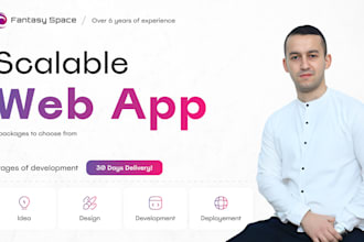 create a scalable web app tailored to your unique idea