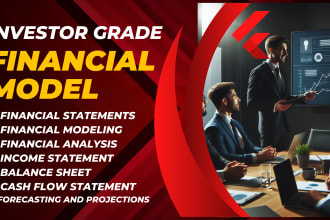 build investor ready financial model, forecast and financial projections