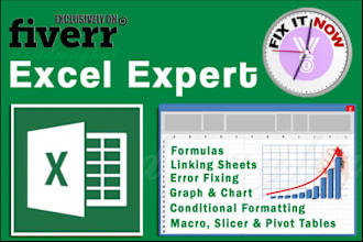 guarantee client satisfaction on working excel macros, formulas and pivot tables