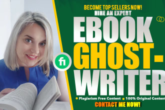 ghostwrite your nonfiction book and be your ebook ghostwriter