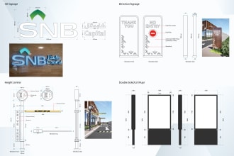 design internal and external signages