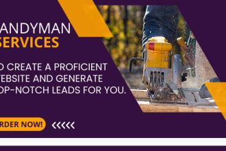 handyman leads handyman website handyman sales funnel landing page