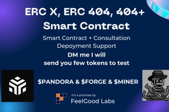 create an ercx , erc404 , erc404 plus smart contract for you