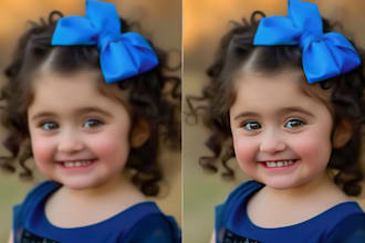 enhance,upscale,unblur, restore,sharpen,remove grain,crop resize image and photo