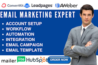 be sendinblue leadpages aweber mailerlite convertkit unbounce hubspot systeme io