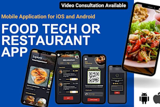 develop ios and android app for your food or restaurant business
