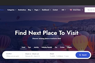 build travel payout affiliate website travel and tour  website tourism website