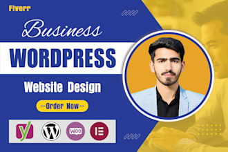 design and develop wordpress business website or redesign it