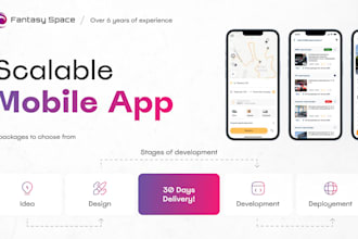 create a scalable mobile app customized to your unique idea