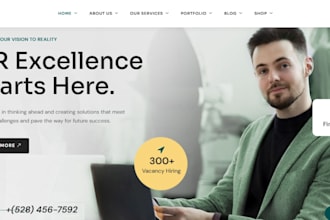 recruitment website, job board staffing website, job agency website
