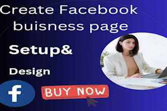 create facebook buisness page setup and designe
