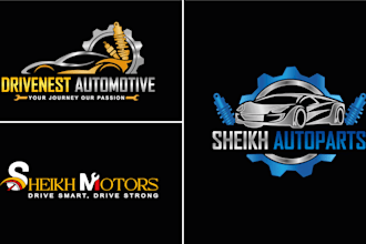 do car automotive and business logo design