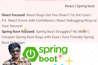 do a bug fixing in full stack web application development