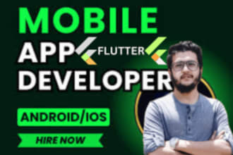 develop your flutter native app with firebase and apis