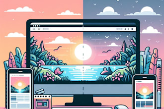 design a responsive business website with HTML, CSS, and javascript