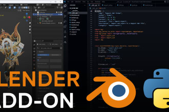 develop blender script or addon to optimise your workflow