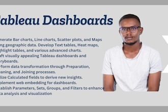 create dashboards using tableau