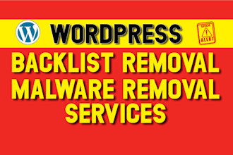 fix blacklist and malware issues with recover hacked site