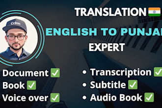 provide you high quality transcription of hindi, urdu, punjabi